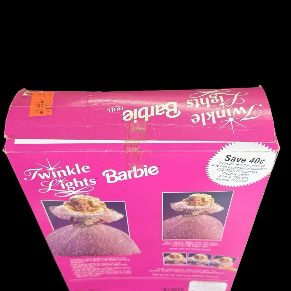 Mattel Twinkle Lights Barbie Doll 1992 Lights Up Original Packaging NOB READ